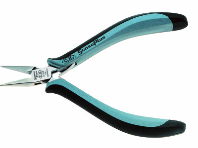 Snipe Nose Pliers 165mm with Long Serated Jaws 40mm CK