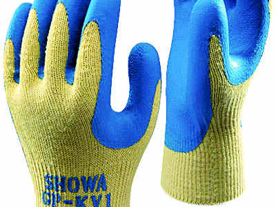 Gloves Grip Kevlar Size 9 BlueYellow GP-KV1-Showa