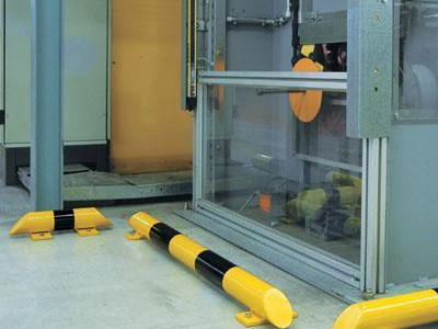 Protection Bar - Floor Level. Tube Dia 76mm, Length 1200mm