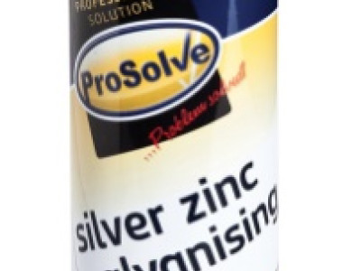 Prosolve Silver Zinc Galvanising Spray Aerosol 500ml (MOQ of 12)