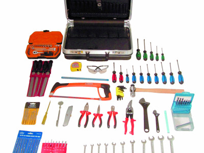 Service Engineers Toolkit in ABS Tool Case 124pc