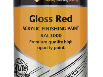 Tygris RAL3000 Gloss Red Paint 400ml