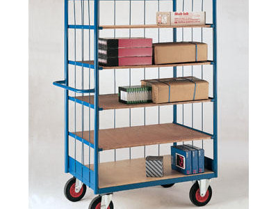 Shelf Trolley With Push-Bar - 5 Shelf. 1200 x 715 x 1780mm