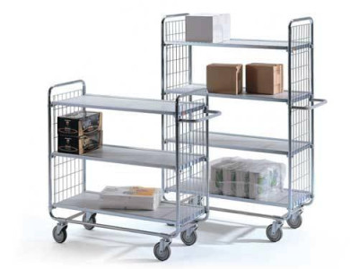 Shelf Trolley - Adjustable. 3 Shelf. L1180 x H1120 x W460mm. 200kg Capacity