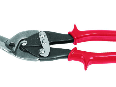 Aviation Snips 255mm Red Handle Offset Proto