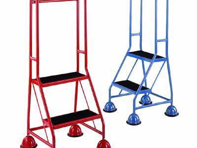 Key Classic Mobile Two Step with Ribbed Rubber Treads - Red