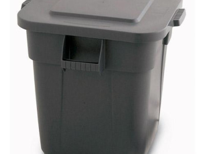 Square Brute Container - Rubbermaid. H545 x W545 x D570mm. 106L Capacity