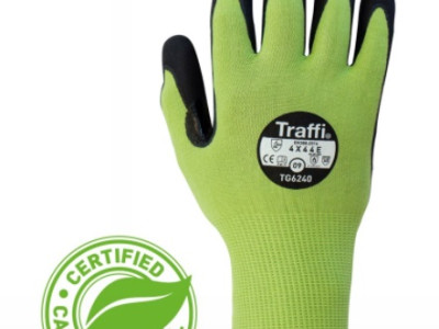 Traffiglove TG6240 Microdex Coated Cut Level E Gloves Size 7
