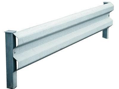 Sectional Steel Barrier with Posts For Surface Mounting. 2.5M Length