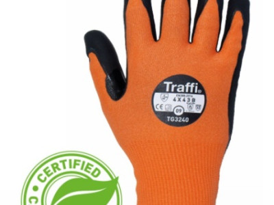 Traffiglove TG340 Microdex Coated Cut Level B Gloves Size 8