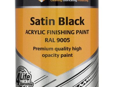 Tygris RAL9005 Satin Black Paint 400ml