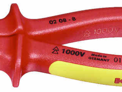 Pliers Combination Insulated High Leverage 200mm x 2.8mm Capacity Dia Knipex