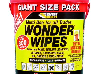 Wonder Wipes Quantity 300 Everbuild