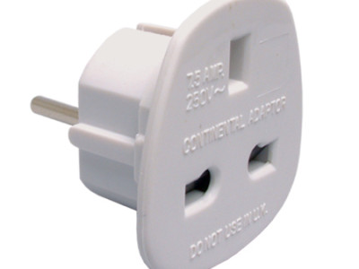 Adapter Continental Travel 3 to 2 Pin