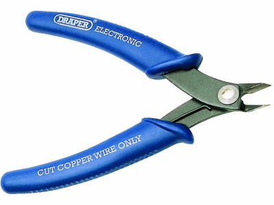 Sidecutters Thin Jaw 130mm w 1.2mm Cutting Capacity Bevel Cut