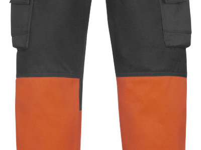 Trousers Hi Vis -Snickers. Black & Orange. Waist: 38