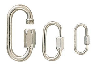 Keylinks - Mild Steel. Large Aperture. 8mm Link Dia 3250kg Capacity (Pk of 4)