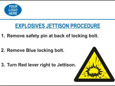 Explosive Jettison Procedure Board SP-2321