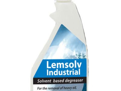 Lemsolv Industrial Solvent Degreaser Trigger Sprays, Citrus Based, 12x500ml
