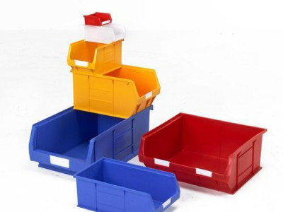 Polypropylene Bin - Single. Blue (TC7) 31.4 Litre Volume