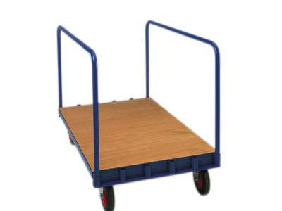 Wide Load Trolley 500kg Capacity. Plywood Deck. LxWxH 1200x800x275mm