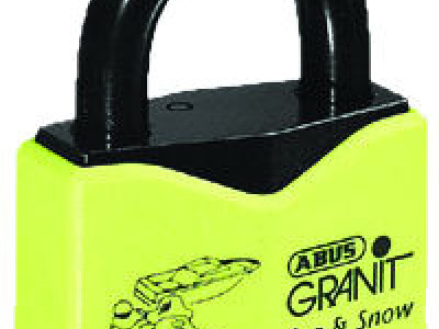 Granit Padlock Closed Shackle 65mm. Shackle Clearance: 16mm Abus