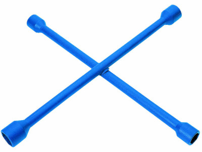 Four-Way Wheel Nut Wrench Standard Duty 18 x 19 x 21 x 22mm