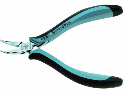 Bent Nose Pliers 120mm with Smooth Jaws 22mm CK