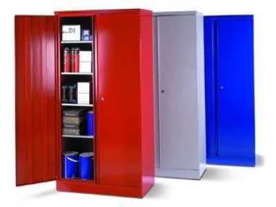 Cupboard - Large Volume Industrial. H1830 x W1220 x D457mm. Red
