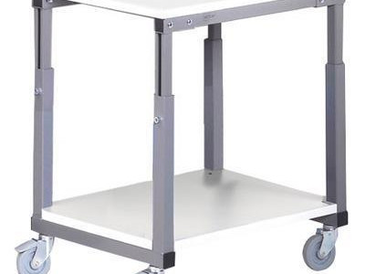 Mobile Workbench - Height Adjustable 650-900mm. W700 x D500mm