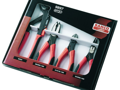 Pliers & Cutter Tool Set 4pc 9897 Bahco