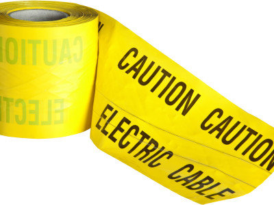 Prosolve Detectable Underground Warning Tape - Electric Cable (MOQ of 4)
