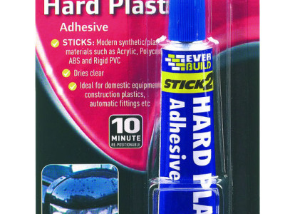 Hard Plastic Adhesive Activator Clear 30ml Everbuild