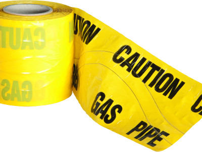 Prosolve Detectable Underground Warning Tape - Gas Main (MOQ of 4)