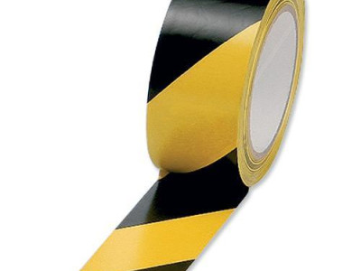 Tape Barrier Yellow/Black Non Adhesive 70mm x 500m