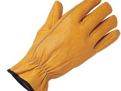 Gloves Lined Drivers - Yellow Size 10