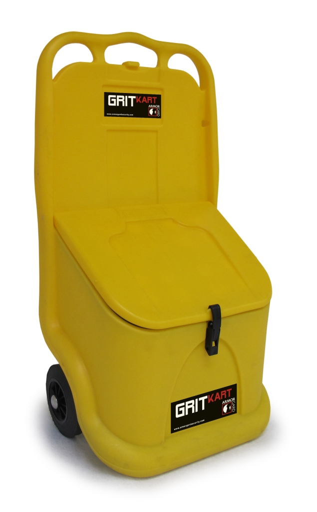ebuy Craig International Grit Bin. Mobile. 75L Capacity. GritKart