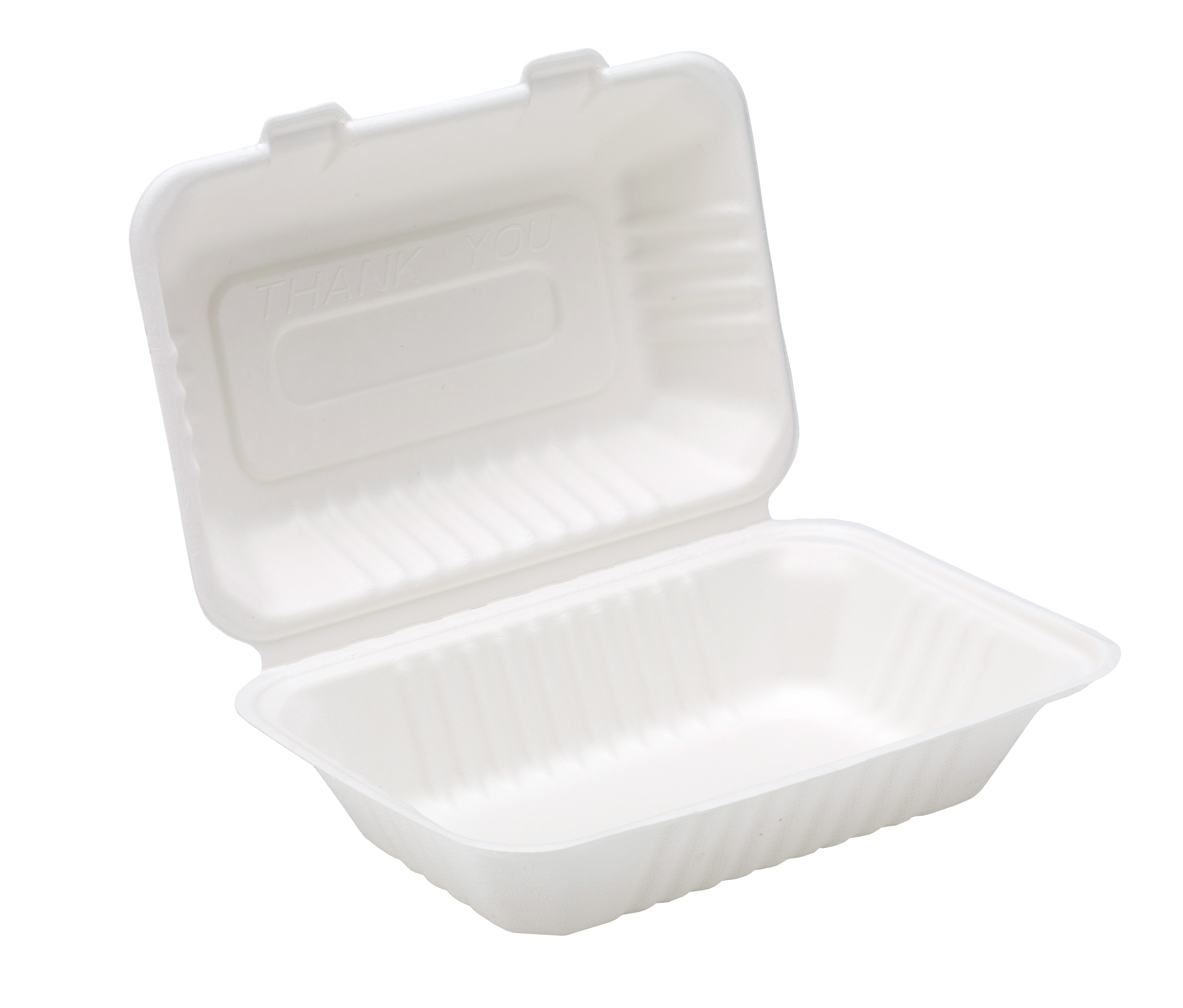 Bagasse Lunch Box 9x6in Pack 250