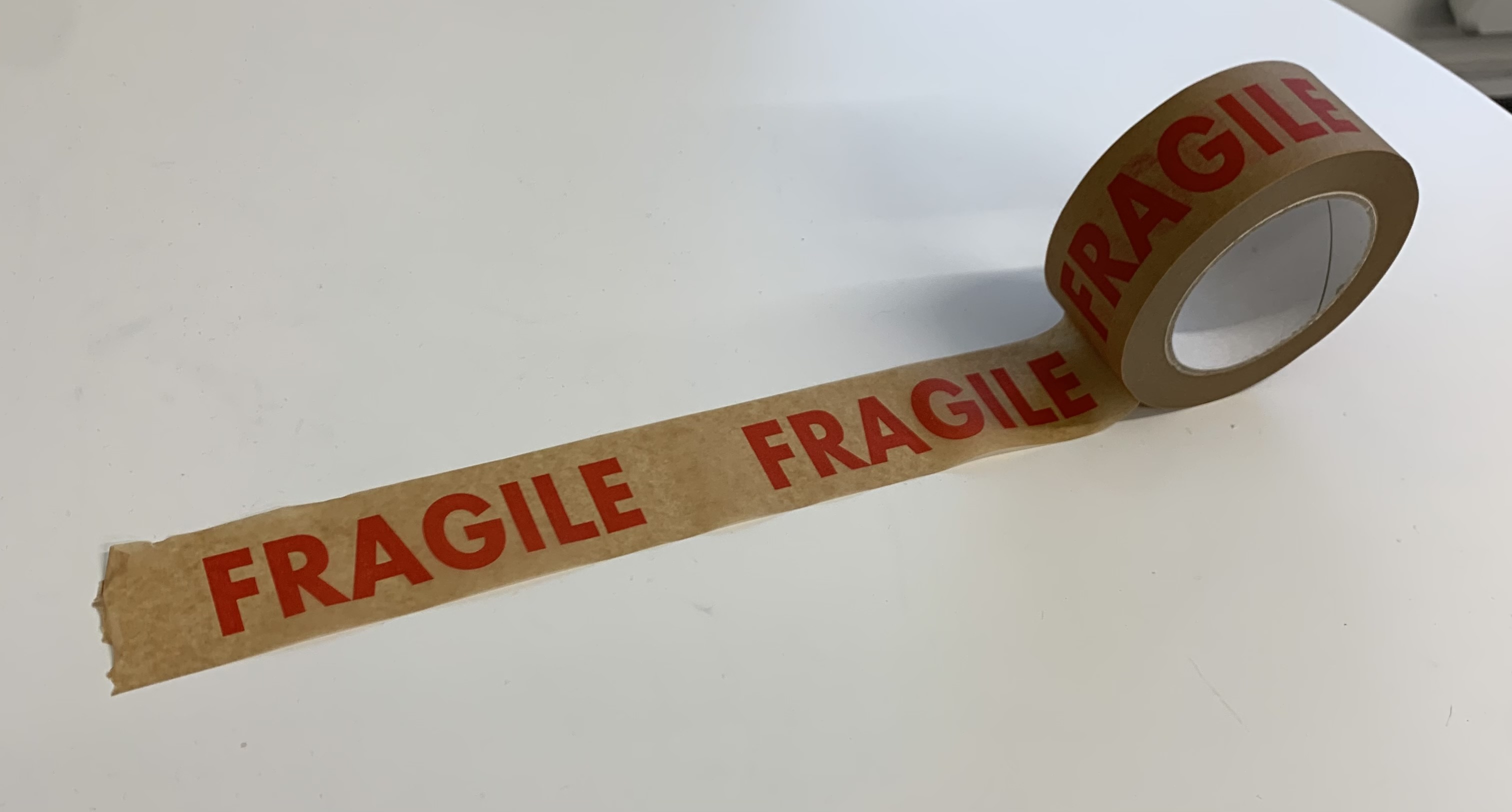 Fragile Paper Tape 48mm x 50m Kraft