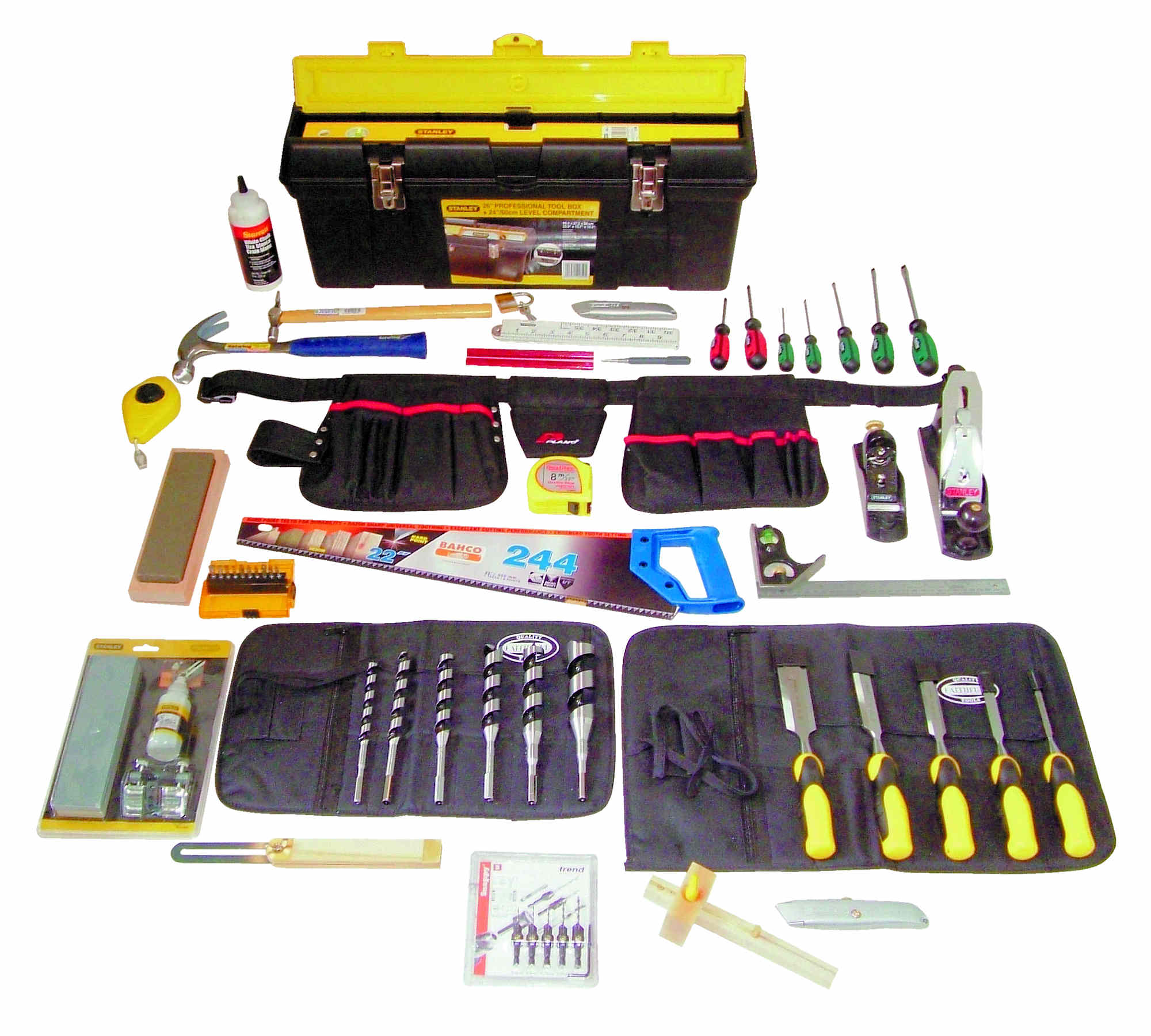 ebuy Craig International Joiners Toolkit in 26" Plastic Toolbox 58pc