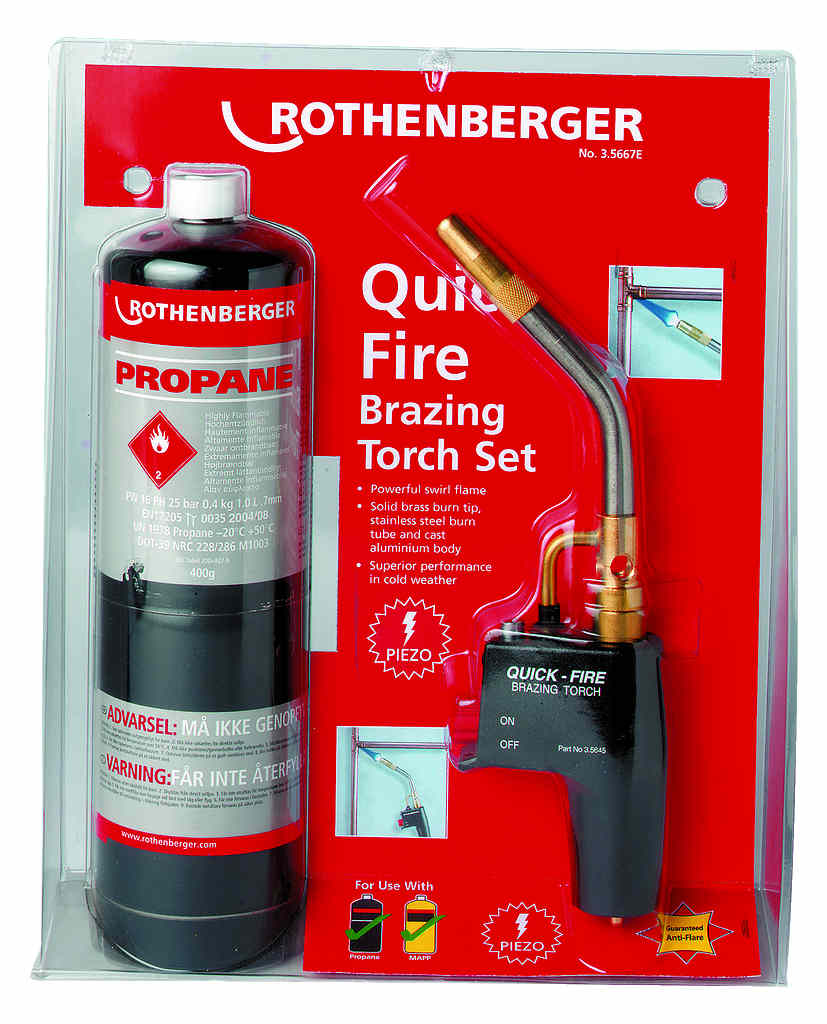 ebuy Craig International Brazing Torch Quick Fire with Gas Cylinder