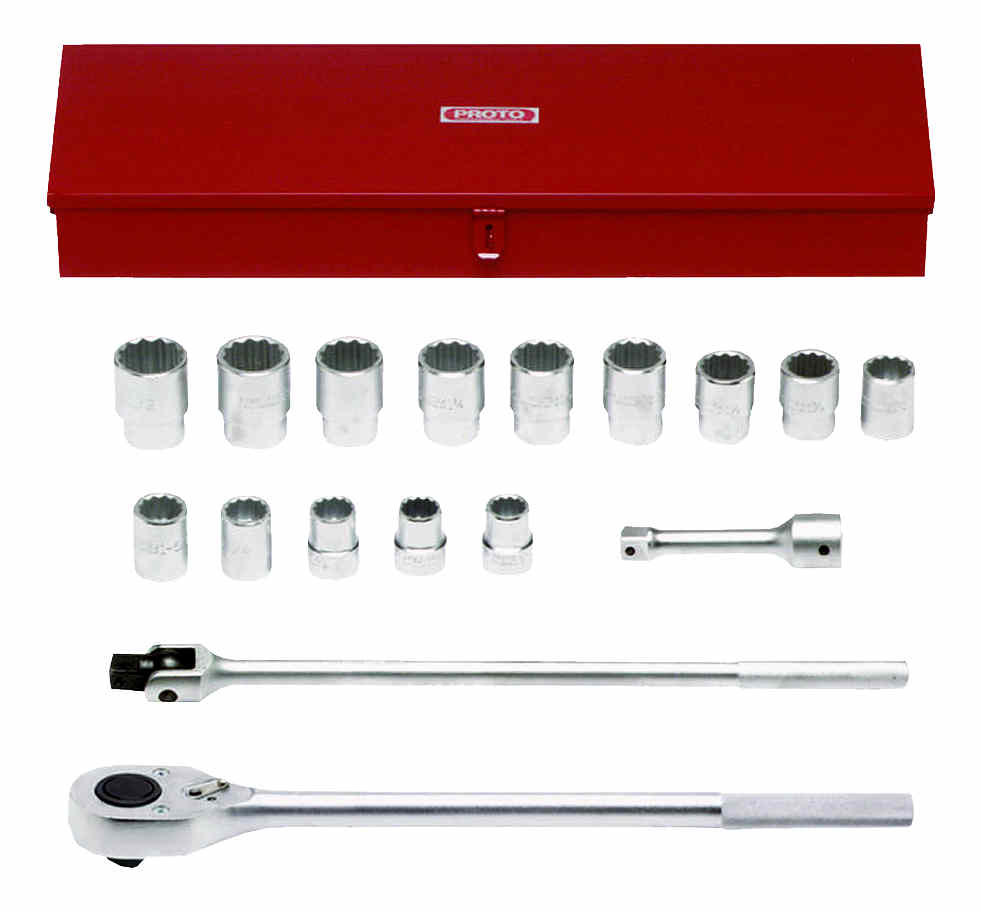 ebuy Craig International 1" Drive Socket Set 12pt 17pc 1 116 2