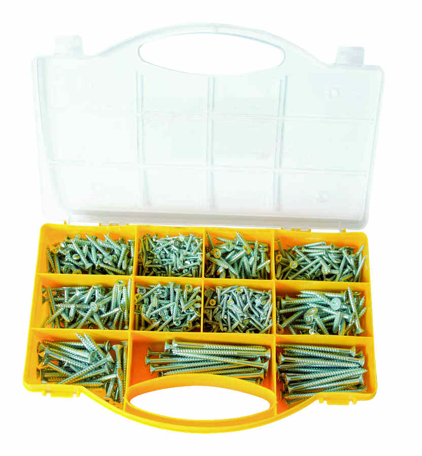 ebuy Craig International Countersunk Head Wood Screw Assortment 780