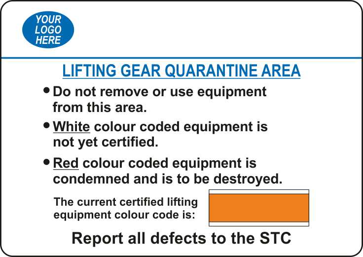 ebuy Craig International Lifting Gear Quarantine Area SP2315