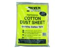 Cotton Dust Sheets 12ft x 9ft Everbuild