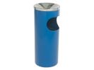 Round Ashtray with Litter Bin. H600 x Dia250mm. Blue