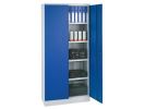 Flat-Pack Cupboard with 4 Shelves. H1950 x W915 x D420mm. Blue Door