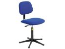 Anti Static Chair - Standard with Castors. Height 480-680mm. Blue