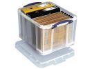 Really Useful Box - Clear. H310 x W390 x D480mm. 35 Litre Capacity