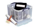 Really Useful Box - Clear. H310 x W440 x D520mm. 42 Litre Capacity